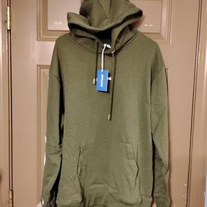 Olive Green Hoodie for Men